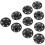 100 Pcs Sew-On Snap Buttons Metal Fasteners For Clothes 1