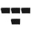 4Pcs Black Locking Travel Bags with Splashproof Security Combination 5