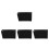 4Pcs Black Locking Travel Bags with Splashproof Security Combination 6