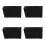 4Pcs Black Locking Travel Bags with Splashproof Security Combination 4