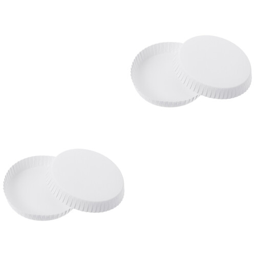200 Pcs Disposable Paper Cup Lids For Tea And Drinking Cups 2