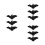 9 Pcs Adjustable Black Plastic Halloween Bat Rings For Kids Adults 6