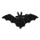 9 Pcs Adjustable Black Plastic Halloween Bat Rings For Kids Adults 3