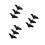 9 Pcs Adjustable Black Plastic Halloween Bat Rings For Kids Adults 5
