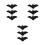 9 Pcs Adjustable Black Plastic Halloween Bat Rings For Kids Adults 7