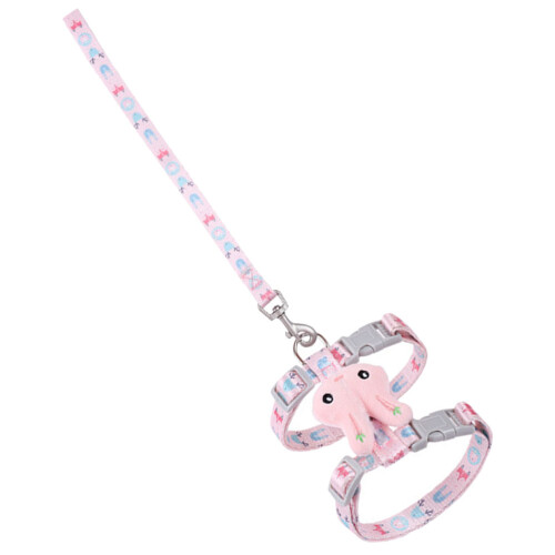 2 Sets Adjustable Cat Harness And Leash For Outdoor Kitten Walking