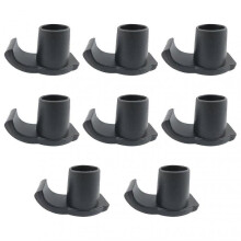 (4, Black) Heavy Duty Walker Glide Skis Help Seniors Walker Glide Feet Cover For Folding Walker Accessories