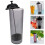 Drinks Straw Dispenser Holder With Reusable Brush Countertop Bucket 5