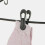 30Pièces Pinces Cintres Noires Ventées Pour Linge Quilts 5