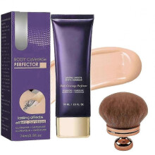 All Over Complexion Perfector with Extra Large Body Makeup Brush,Tattoo Cover Up Cream, Body Full Coverage Perfector Waterproof No Transfer Concealer