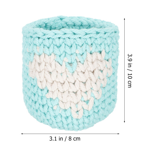 Creative Cotton Rope Knitted Cup Sleeve For Glass Protection 1