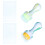 4 Sets Manicure Tools Nail Art Stampers With Printed Heads 2