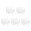 5Pcs Acrylic Letter Holder Wall Mounted Mail Organizer For Office 8