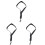 3 Pcs Thickened Saxophone Neck Strap Professional (Black) 2