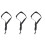 3 Pcs Thickened Saxophone Neck Strap Professional (Black) 4