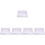 5Pcs Hair Salon Shear Holder Rack For Combs And Scissors 5