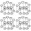 40 Pcs Table Number Clips Name Cards Picture Holders Menu Stands 7