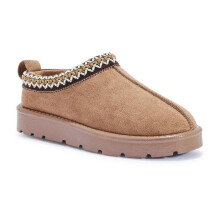(MOCHA, EU 40 - UK 7) LIVE Ladies Faux Fur Lined Slip-On Outdoor Slippers - Warm and Cozy - Girl, Footwear Comfort Footwear Girl Women Black Walking