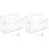 2 Sets Acrylic Letter Holder For Desk Mail Organizer File Organizer 4