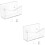 2 Sets Acrylic Letter Holder For Desk Mail Organizer File Organizer 8