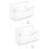 2 Sets Acrylic Letter Holder For Desk Mail Organizer File Organizer 9