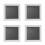 4Pcs Wooden Vinyl Record Storage Box Frame Display Holder 5
