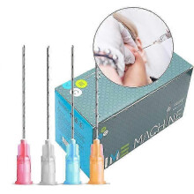 (Blunt Needle 10Pcs, 22G70mm) Disposable Blunt-tip Cannula 22G 50mm 70mm Micro Body Piercing Needles