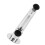 2Pcs Shower Arm With Flange Wall Mount Replacement Angle For Bathroom 1