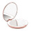 Pocket Illuminated Mirror, 1x / 10x Magnifying - Led Handheld Makeup Mirror with Natural 1