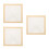 3Pcs Picture Frames Collage Wall Decor For Mounting Or Tabletop 4