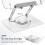 2Pcs Adjustable Clear Book Holder For Desktop Tablet And Textbook 10