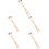 5 Pairs Professional Tongue Drum Mallets Marimba Sticks 8