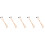 5 Pairs Professional Tongue Drum Mallets Marimba Sticks 11