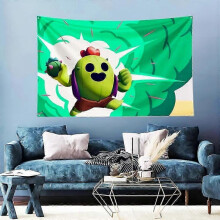 (QZ120x180cm(47x70in), as the picture22823) 3x5 Ft Brawl Game Flag - Polyester Digital Print Banner for Wall & Outdoor Decor with Brass Grommets