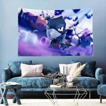 (QZ150x240cm(60x96in), as the picture22818) 3x5 Ft Brawl Game Flag - Polyester Digital Print Banner for Wall & Outdoor Decor with Brass Grommets