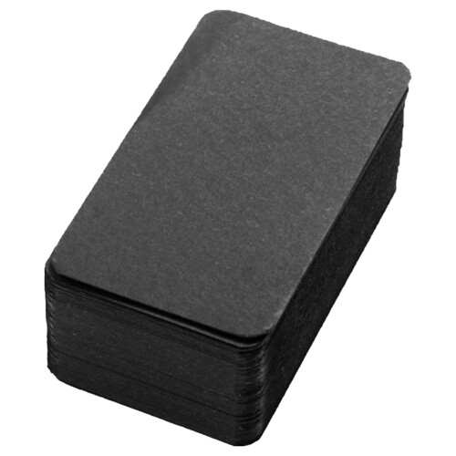 300 Pcs Small Index Flash Cards Black Cardstock For Learning Crafts