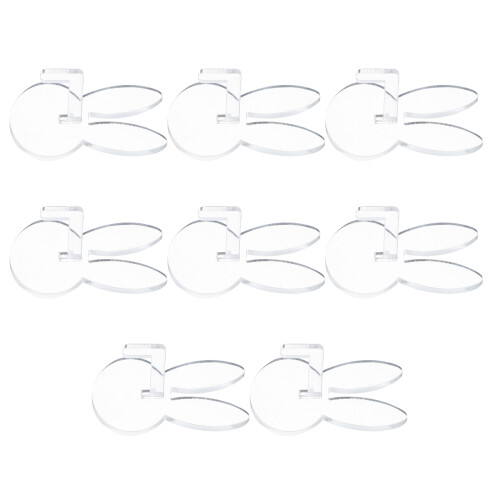 16 Pcs Rabbit Shaped Manicure Stand Nail Art Practice Rack 2