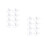 16 Pcs Rabbit Shaped Manicure Stand Nail Art Practice Rack 8