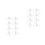 16 Pcs Rabbit Shaped Manicure Stand Nail Art Practice Rack 9