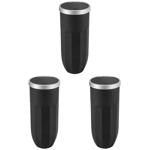 3Pcs Car Trash Bin Cup Holder Organizer Rubbish Container 1