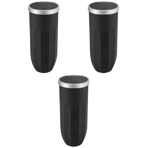 3Pcs Car Trash Bin Cup Holder Organizer Rubbish Container 2