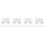 24 Pcs White Paper Blank Mask Diy Masquerade Cosplay Graffiti Material 6