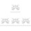 24 Pcs White Paper Blank Mask Diy Masquerade Cosplay Graffiti Material 4
