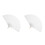 2Pcs Diy Foldable Hand Fan Frame Craft Chinese Style Decorative 7