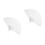 2Pcs Diy Foldable Hand Fan Frame Craft Chinese Style Decorative 5