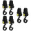6 Pcs Baby Stroller Hanger Hook Multipurpose Universal Accessory 9