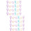 120 Pcs Hollow-Out Paper Clips Colored File Organizer 7