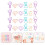 120 Pcs Hollow-Out Paper Clips Colored File Organizer 9