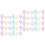 120 Pcs Hollow-Out Paper Clips Colored File Organizer 4