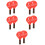 10 Pcs Wooden Badminton Rackets With Short Handle 9